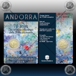ANDORRA 2 EURO 2018 (Human Rights) UNC